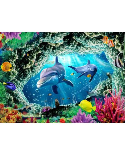 Пъзел Nova puzzle от 1000 части - Сред кораловите рифове - 2